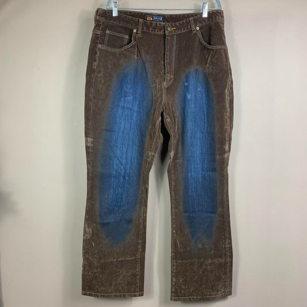 Y2K brown velvet bootcut jeans